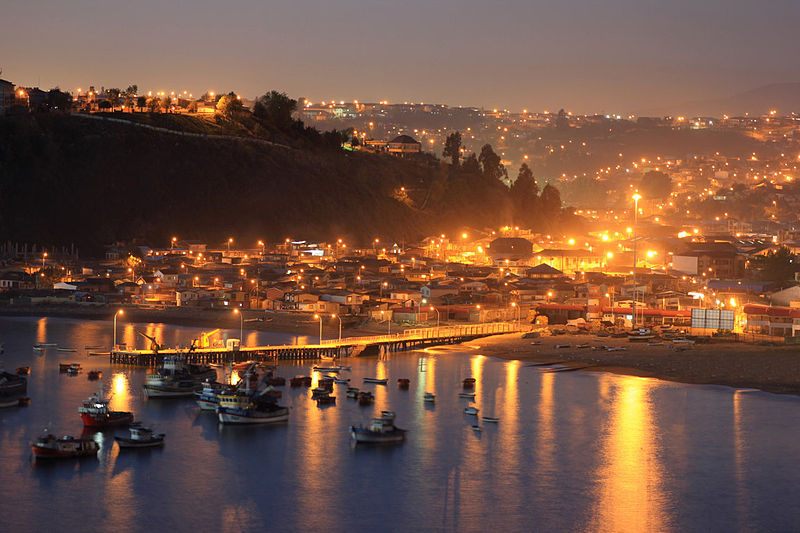 centro de distrito coronel chile lota