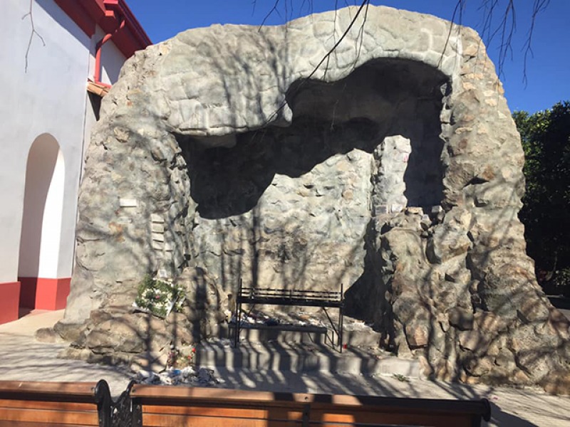 gruta virgen maria estacion villa alegre estacion villa alegre