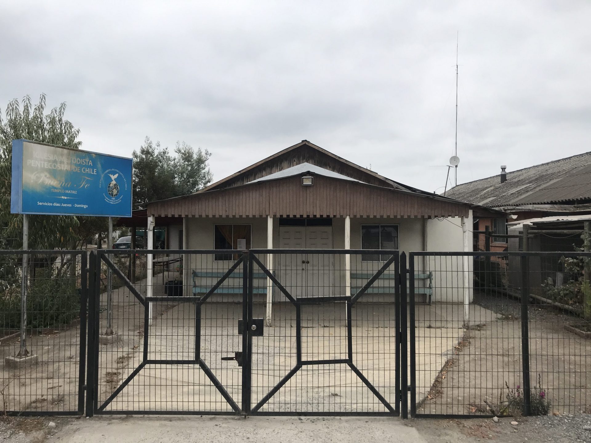 iglesia metodista pentecostal de chile templo el vencedor pastor alejandro parde yerbas buenas